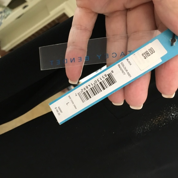 Alice and Olivia black crepe fitted dress - Picture 5 of 7